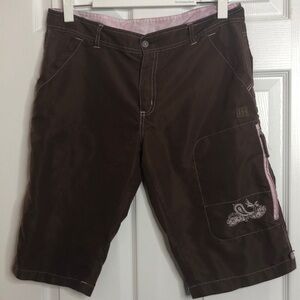 Wilson Shorts Brown Pink Board Shorts Long Pockets M